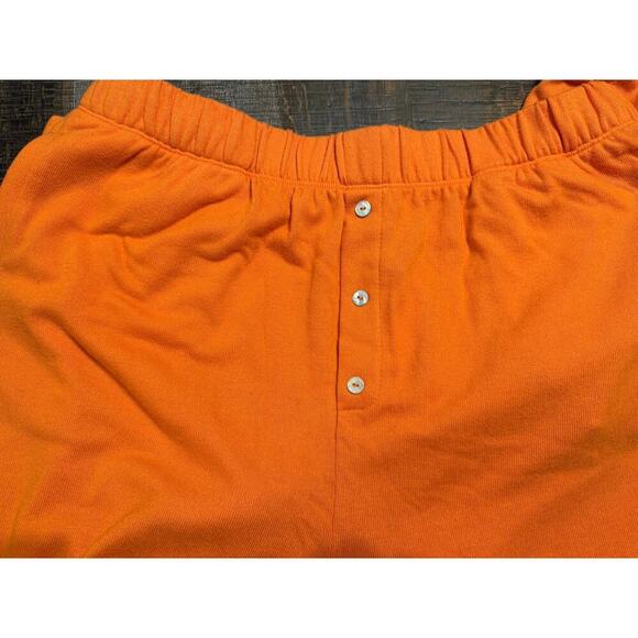 Donni. Plus, fleece jogger, woman, Faux Button Fly. Orange, Lightweight, 2X. NWT - Picture 7 of 8